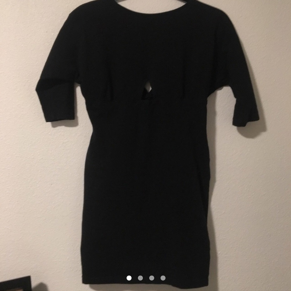 Short black dress from the 90s